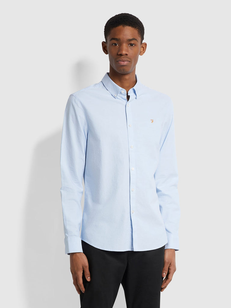 Farah Brewer Shirt Sky Blue-shirt-Heroes