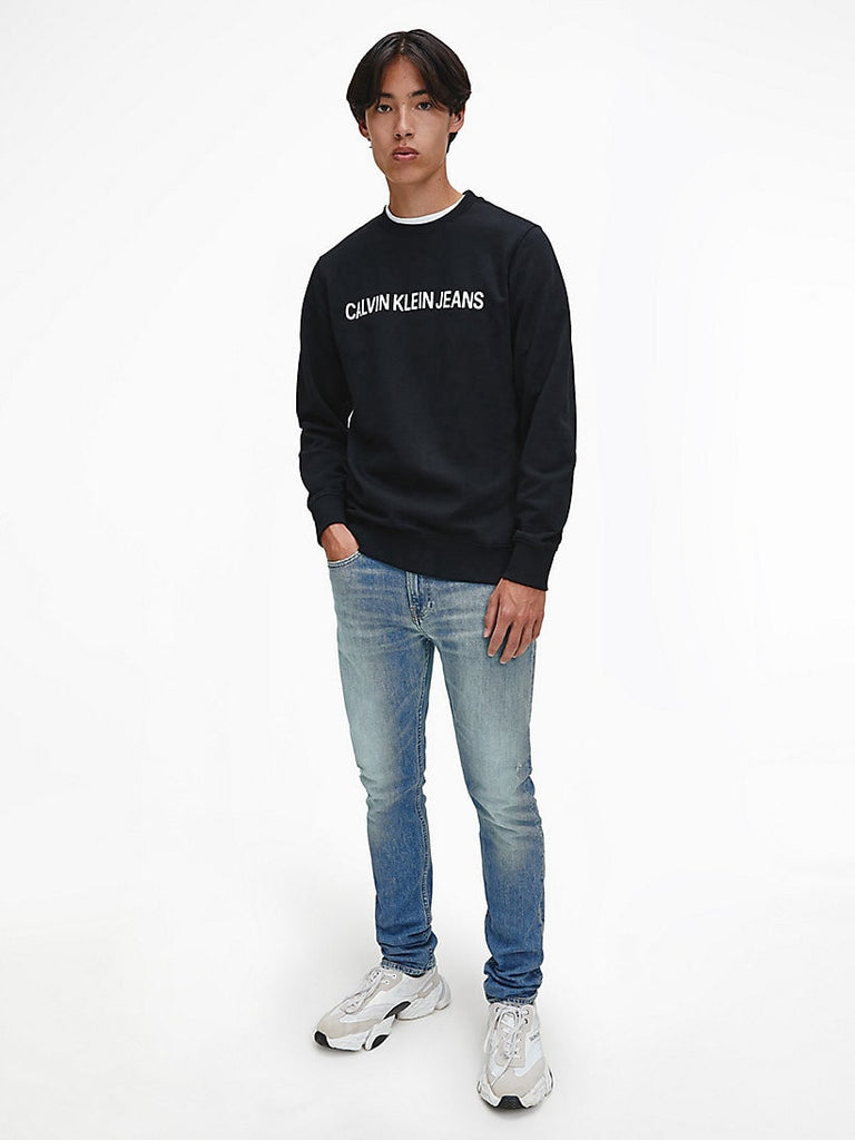 Calvin Klein Logo Sweatshirt Black-Heroes
