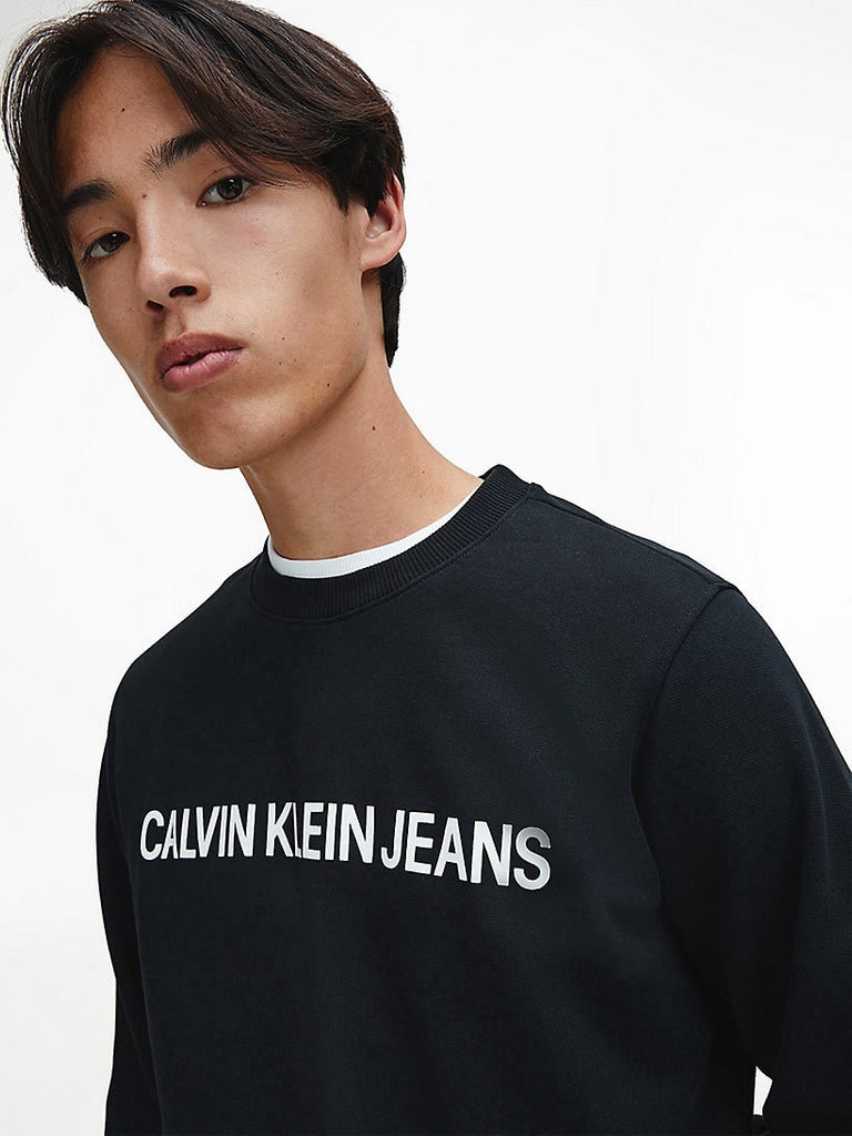 Calvin Klein Logo Sweatshirt Black-Heroes