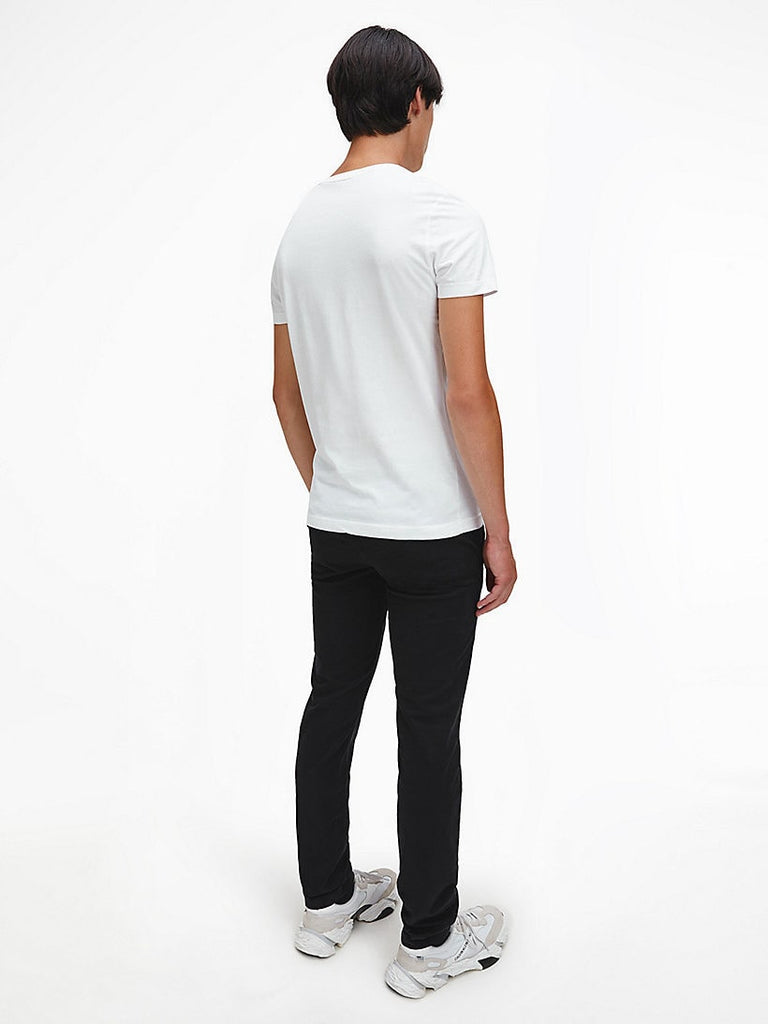 Calvin Klein Organic Cotton Logo Tee White-Heroes