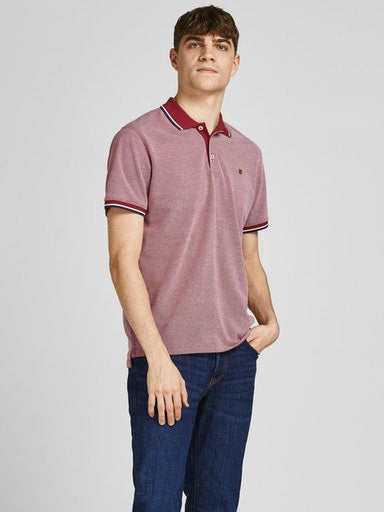 Jack & Jones Bluwin Polo Red-polo-Heroes