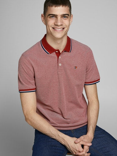 Jack & Jones Bluwin Polo Red-polo-Heroes