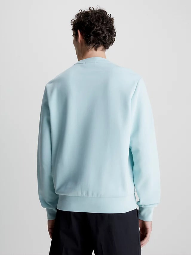 Calvin Klein Recycled Polyester Sweatshirt Ghost Glacier-sweat-Heroes