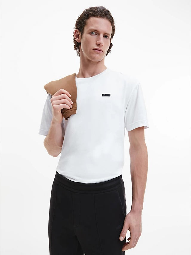 Calvin Klein Relaxed Recycled Cotton T-Shirt Bright White-t-shirt-Heroes