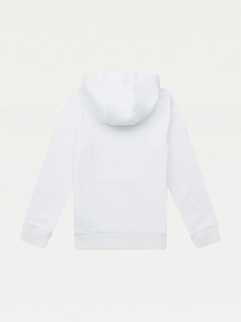 Tommy Hilfiger Boys Essential 1985 Logo Hoodie White-sweatshirts-Heroes