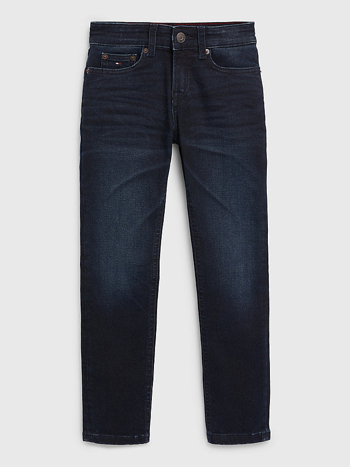 Tommy Hilfiger Scanton Slim Faded Jeans Brushed Blue Black-jeans-Heroes