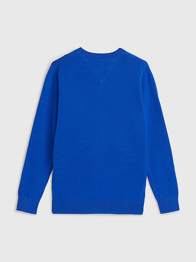 Tommy Hilfiger Essential Signature Jumper Cobalt-Heroes