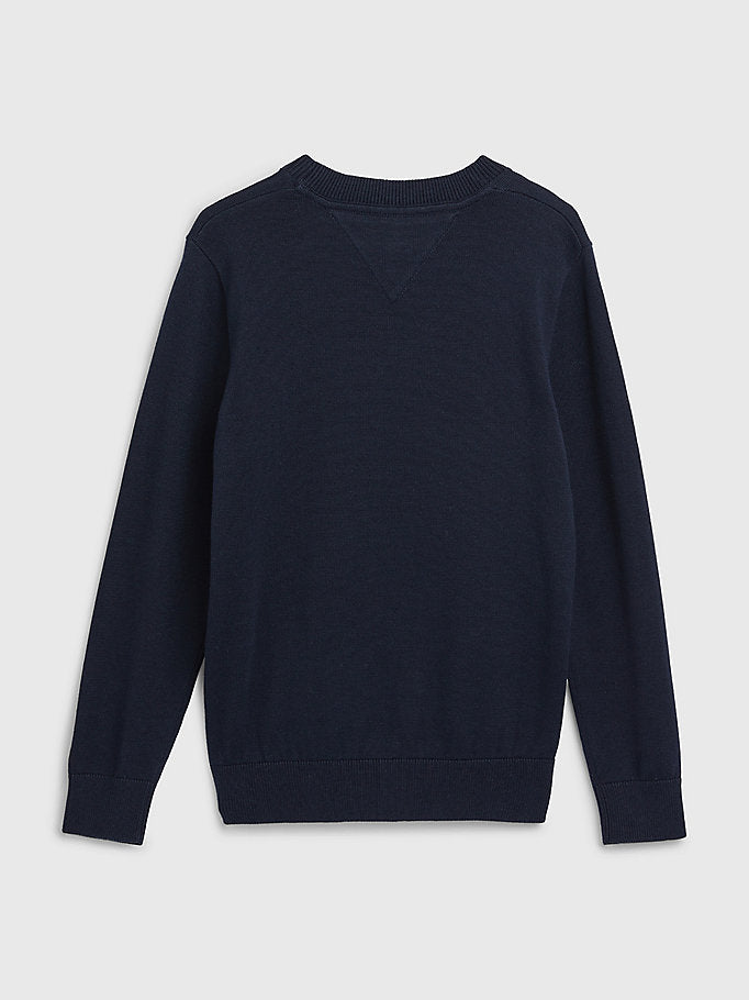 Tommy Hilfiger Essential Signature Jumper Desert Sky-Heroes