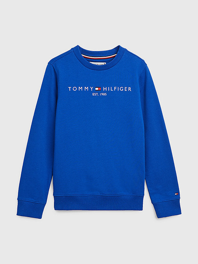 Tommy Hilfiger Essential Terry Sweatshirt Cobalt-sweat-Heroes