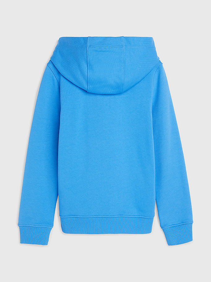 Tommy Hilfiger Essential Dual Gender Terry Hoody Mesmerizing Blue-sweat-Heroes