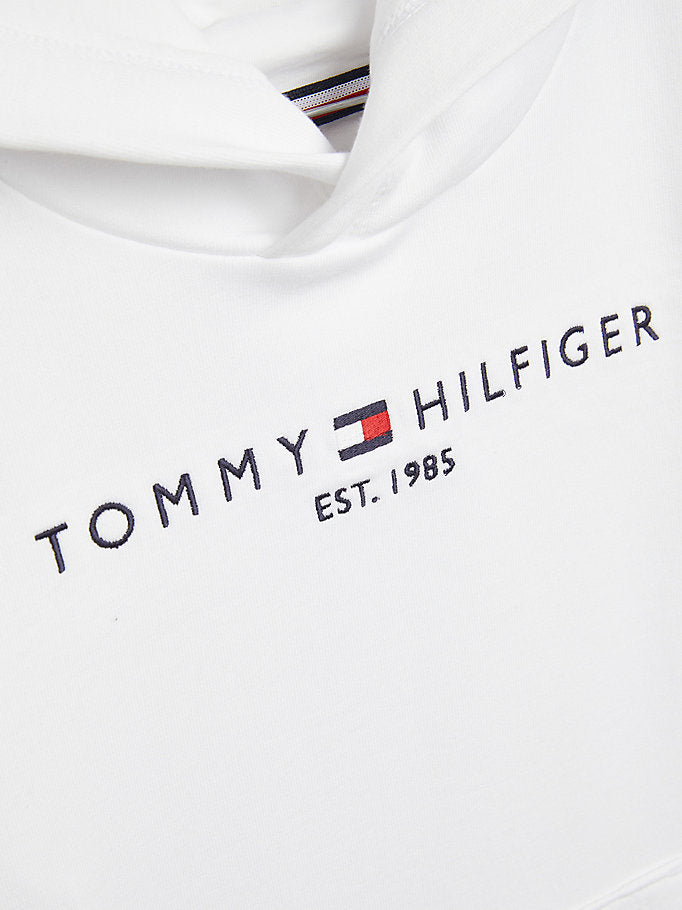 Tommy Hilfiger Essential Dual Gender Terry Hoody White-sweat-Heroes