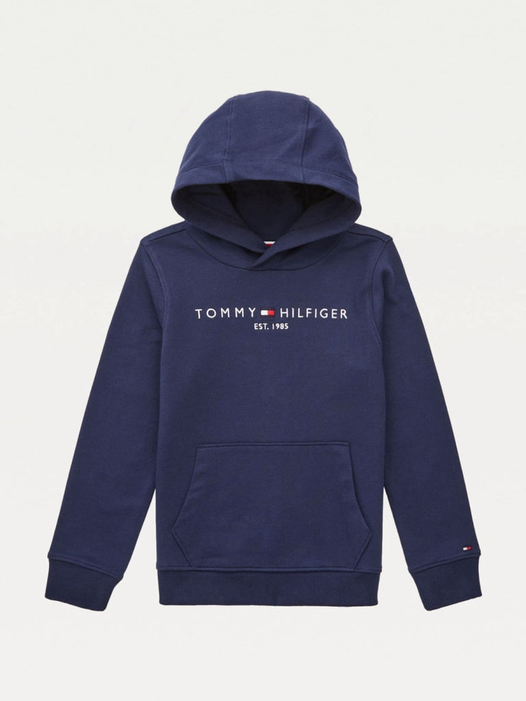 Tommy Hilfiger Teen's Essential Logo Hoodie Navy-Heroes