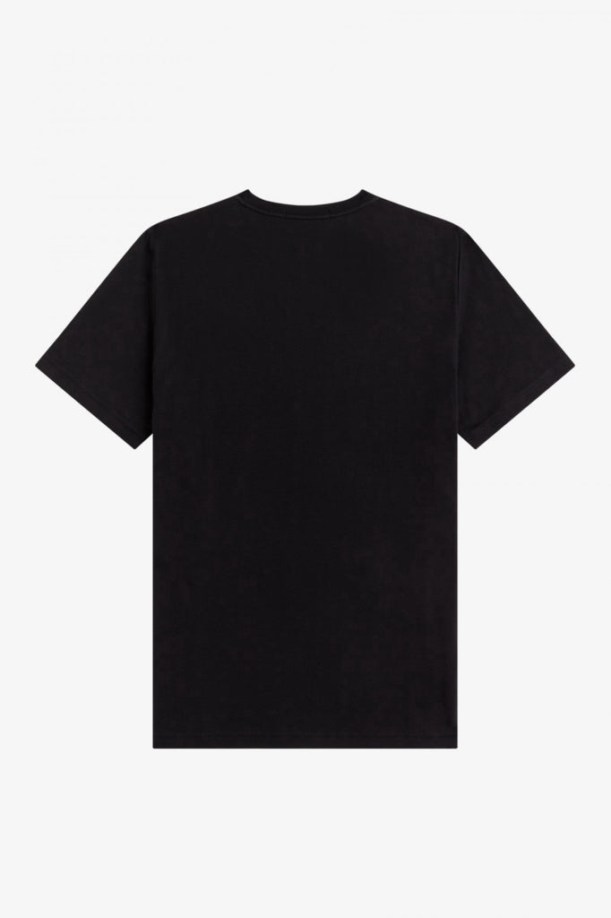 Fred Perry Laurel Wreath Tee Black-t-shirt-Heroes