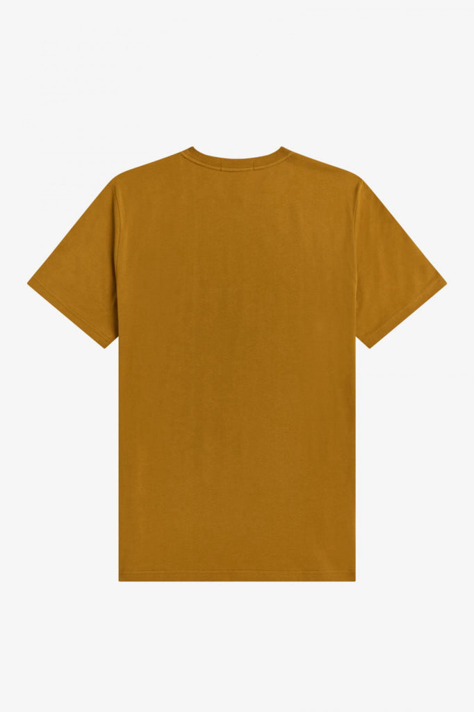 Fred Perry Embroidered Tee Caramel-t-shirt-Heroes