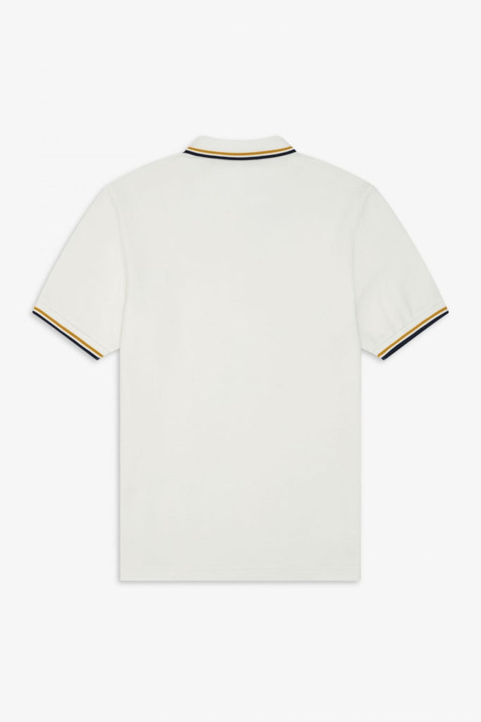 Fred Perry Twin Tipped Polo White-Heroes