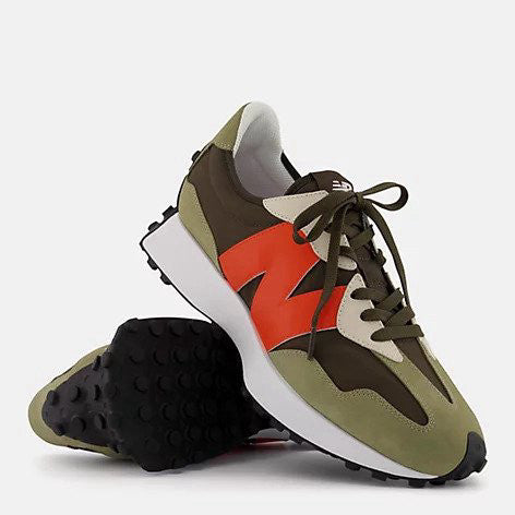 New Balance MS327BE Green/Orange-shoes-Heroes