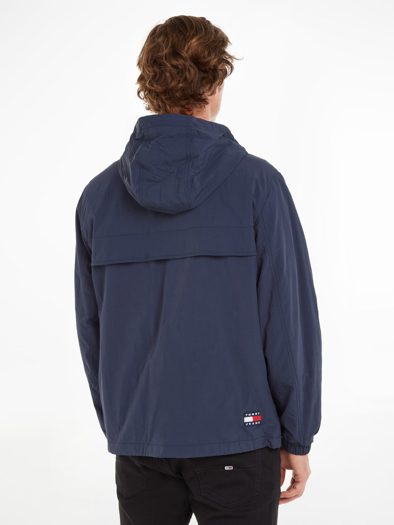 Toggle Cord Hood Chicago Windbreaker in Twilight Navy-jackets-Heroes