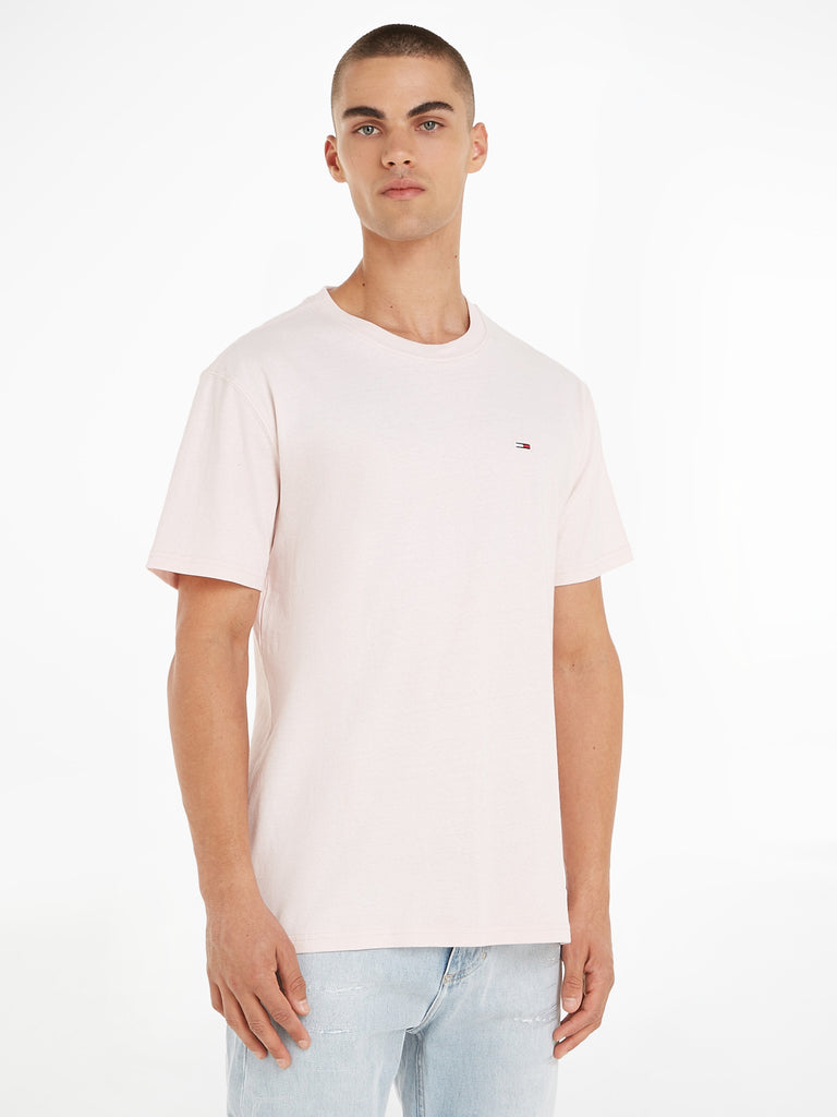 Classic Solid Tee In Faint Pink-t shirts-Heroes