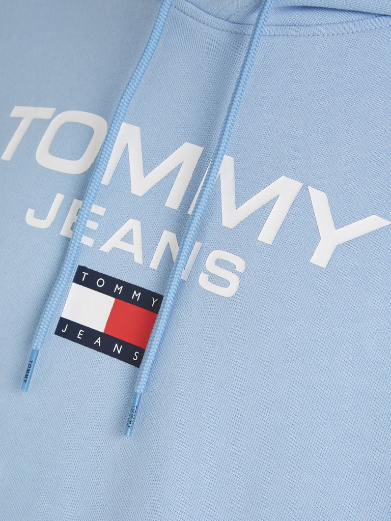 Tommy Jeans Reg Entry Hoodie Pearly Blue-sweat-Heroes