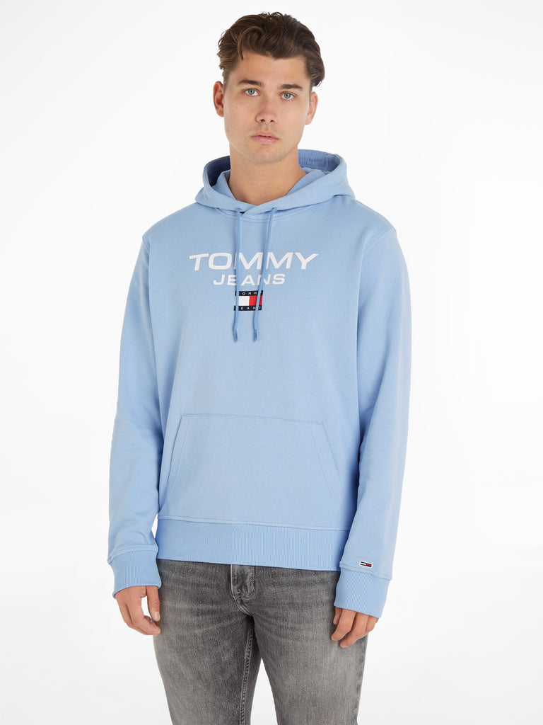 Tommy Jeans Reg Entry Hoodie Pearly Blue-sweat-Heroes