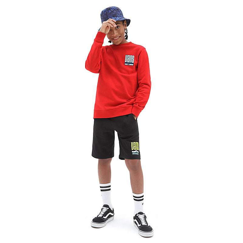 Vans Boys Maze Crew Sweater Red-Heroes