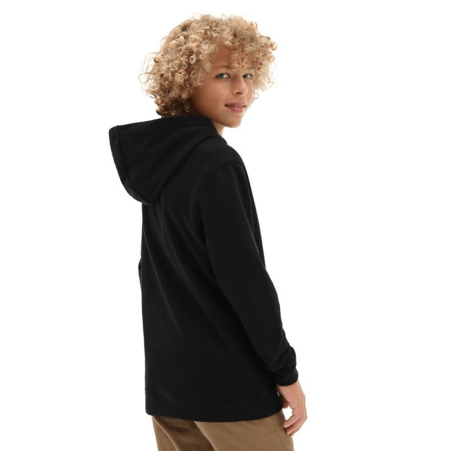 Vans Overhead Script Logo Hood Black-sweatshirts-Heroes