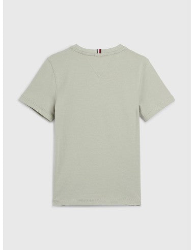 Tommy Hilfiger Essential Logo Dual Gender Jersey T-Shirt Savannah Sand-t-shirt-Heroes