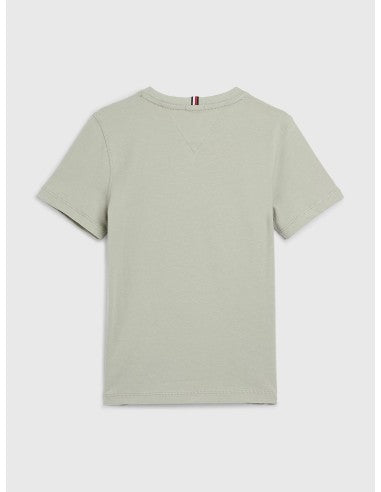 Tommy Hilfiger Essential Logo Dual Gender Jersey T-Shirt Savannah Sand-t-shirt-Heroes
