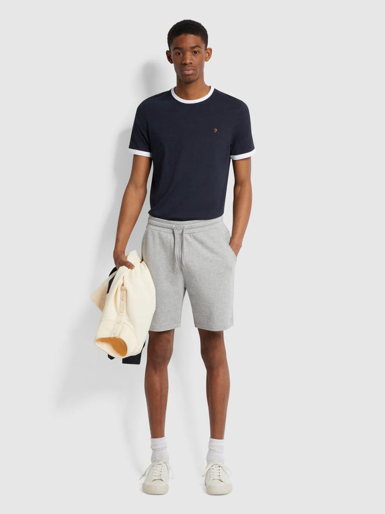 Farah Groves Organic Cotton Ringer Tee Navy-Heroes