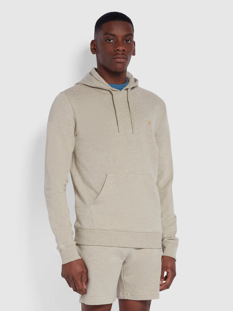 Farah Zain Organic Cotton Hoodie In Smoky Brown Marl-sweatshirts-Heroes