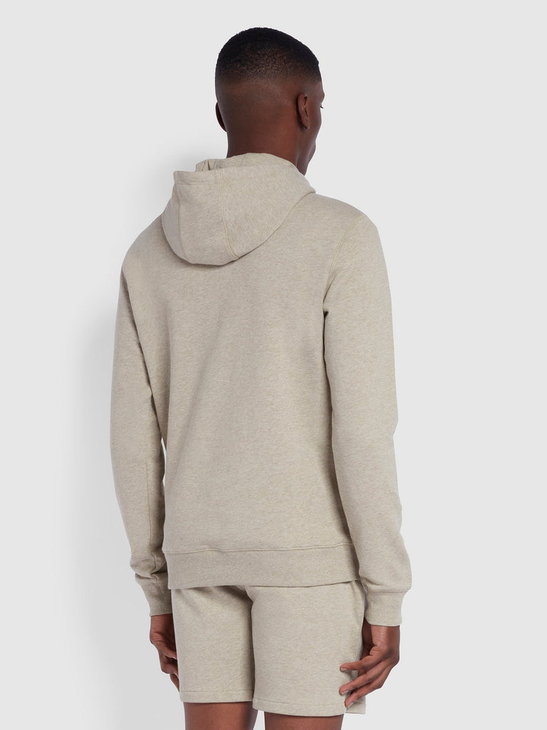 Farah Zain Organic Cotton Hoodie In Smoky Brown Marl-sweatshirts-Heroes