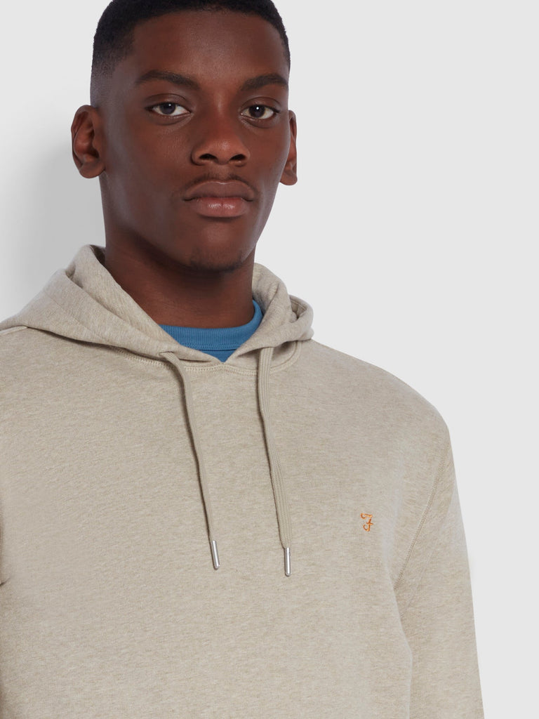 Farah Zain Organic Cotton Hoodie In Smoky Brown Marl-sweatshirts-Heroes