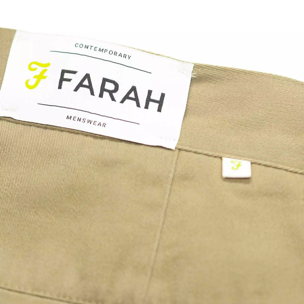 Farah Endmore Skinny Fit Twill Chinos Beige-chino-Heroes