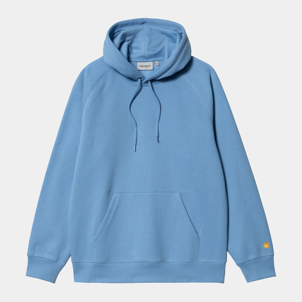 Hooded Chase Sweat in Piscine / Gold-sweatshirts-Heroes