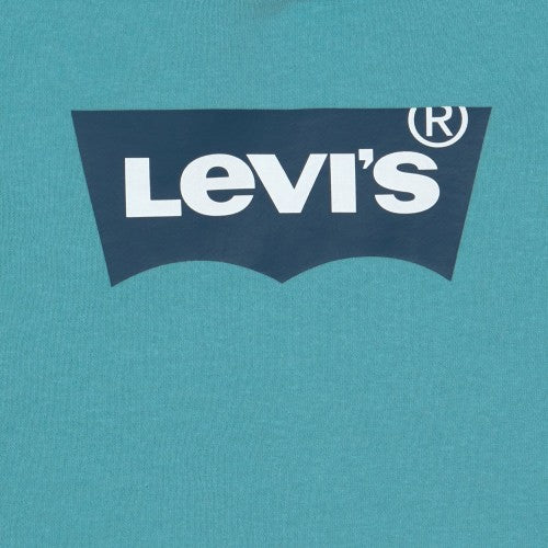 Levi Kids Batwing Screenprint Hoodie Aqua-sweat-Heroes