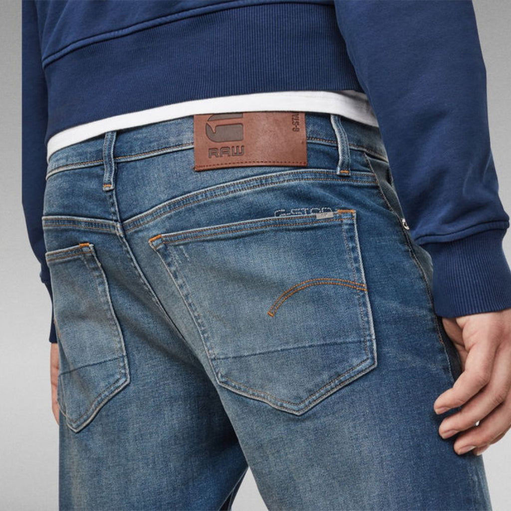 G-Star Men's 3301 Slim Jeans Worker Blue-jeans-Heroes