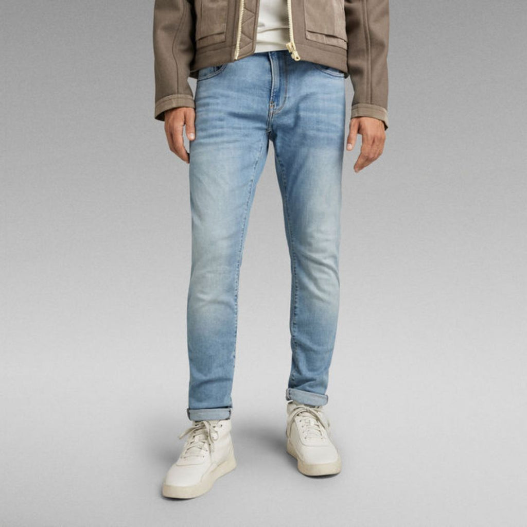G-Star Men's Revend Skinny Jeans Lt Indigo Aged-jeans-Heroes