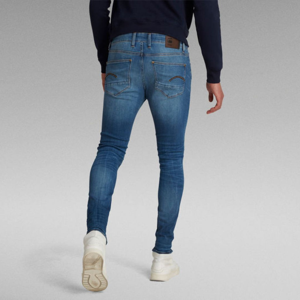 G-Star Men's Revend Skinny Jeans Medium Indigo Aged-jeans-Heroes