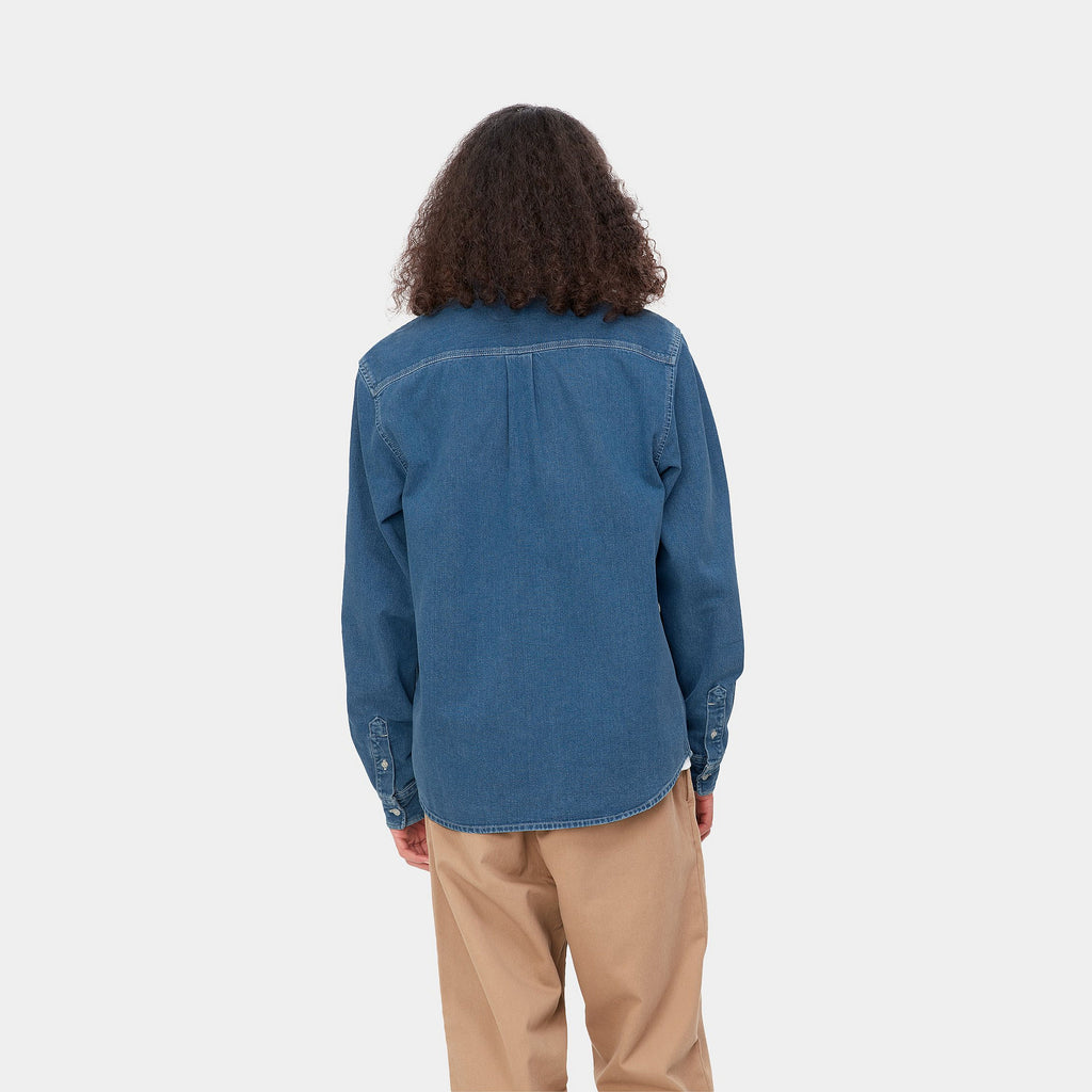 Long Sleeve Weldon shirt - Heavy stone Wash-shirt-Heroes