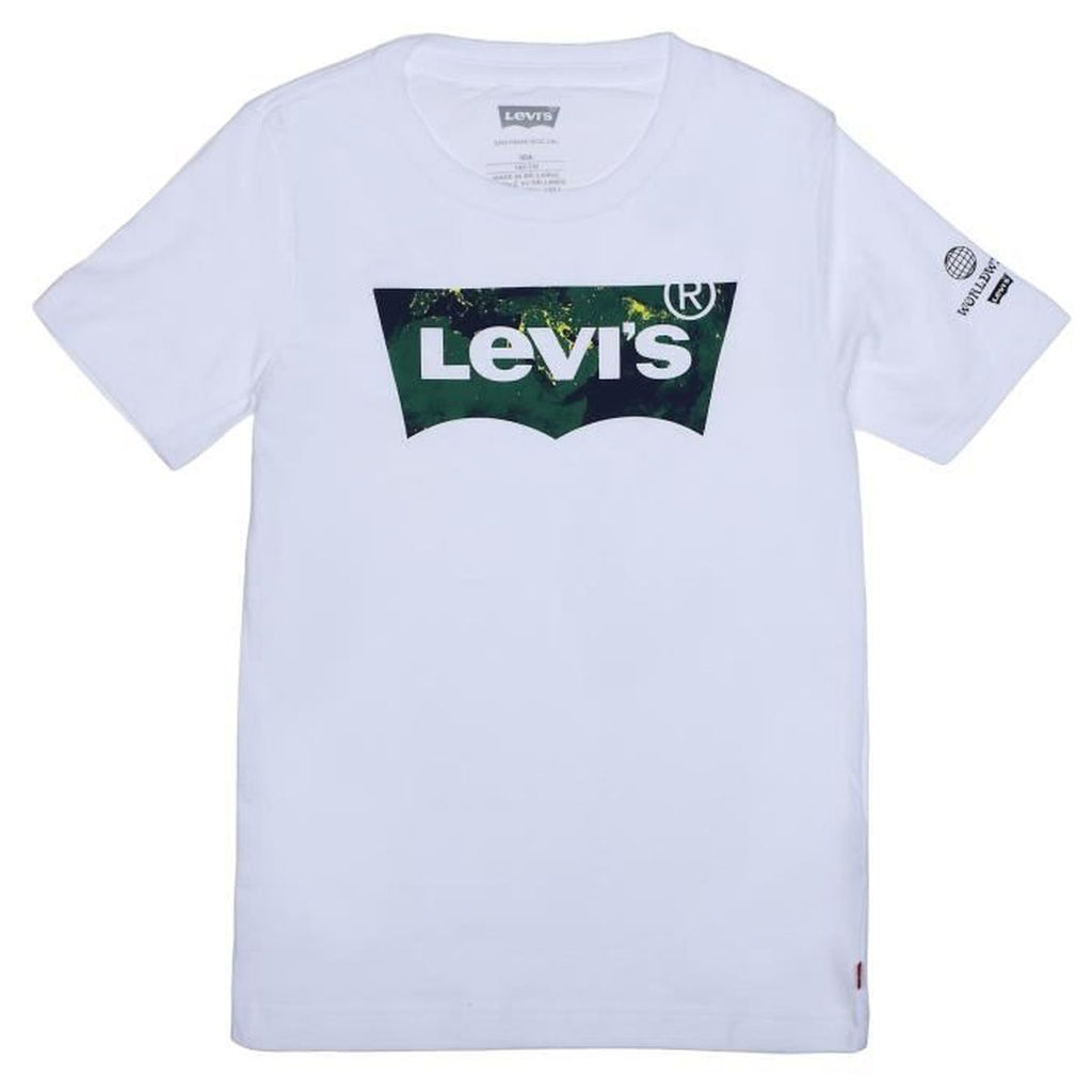Levi Teen Graphic Batwing Tee White-t-shirt-Heroes