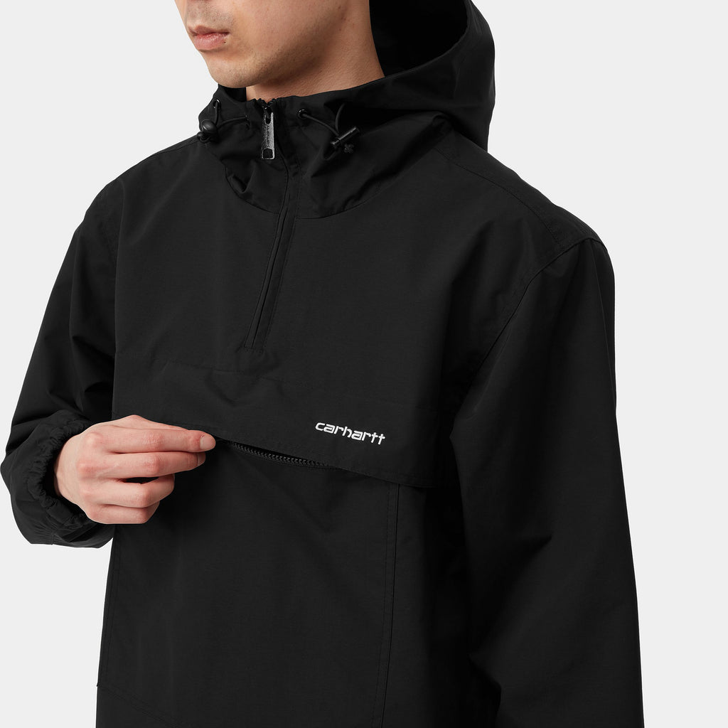 Windbreaker Pullover (Summer) in Black-jackets-Heroes