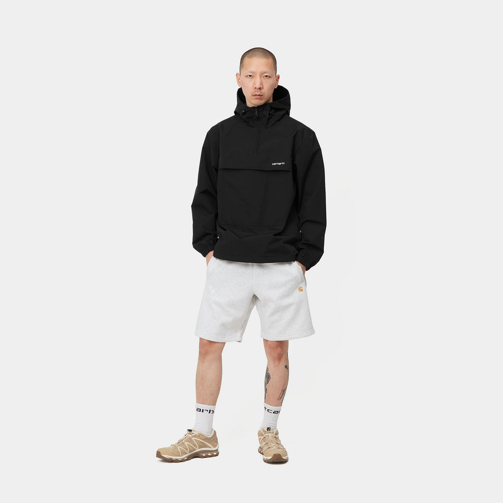Windbreaker Pullover (Summer) in Black-jackets-Heroes